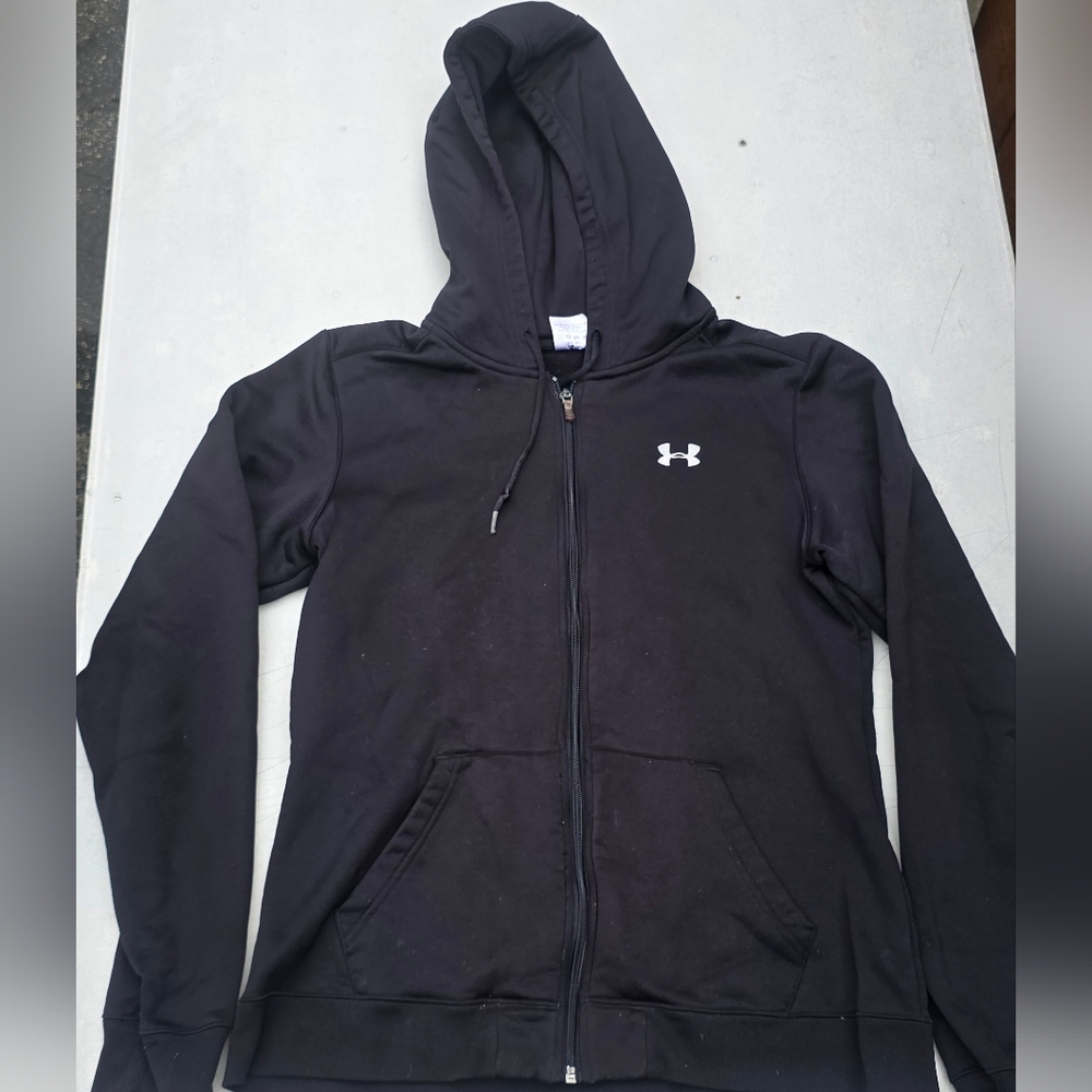 Under Armour Women's Black Full-Zip Hoodie